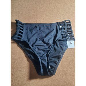 Shade & Shore Women Medium Caged Bikini Bottom